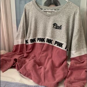 victoria’s secret pink sweatshirt